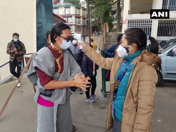 Tibetans living in exile cast their votes on Sunday. 