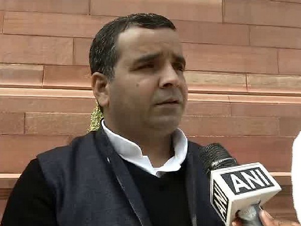 Samajwadi Party MP Dharmendra Yadav speaking to ANI on Thursday.
