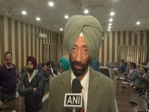 Amritsar DC Shiv Dullar Singh Dhillon speaking to ANI on Friday. Photo/ANI