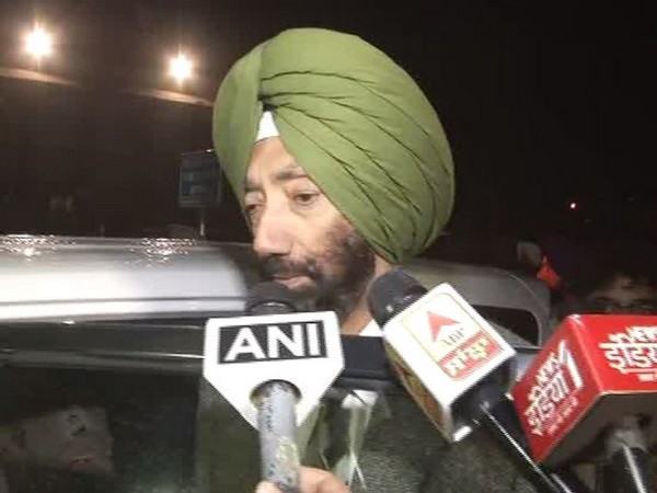 Amritsar Deputy Commissioner Shivdular Singh Dhillon speaking to reporters at Attari-Wagah border following the release of Abhinandan Varthaman on Friday. Photo/ANI