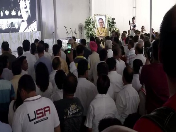 Visuals from the tribute meeting in New Delhi.