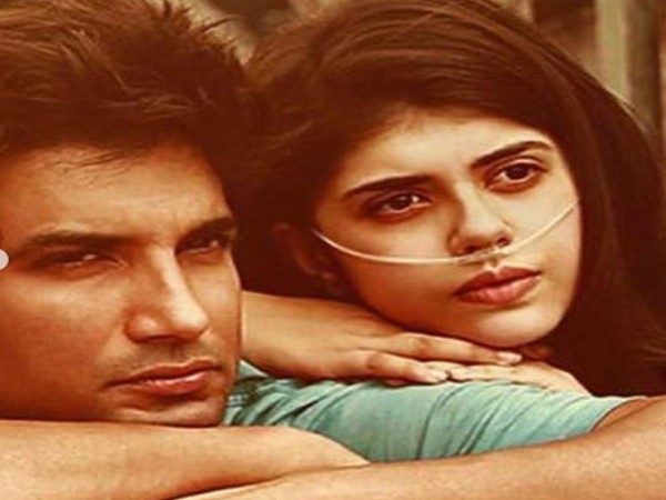 Poster of the film 'Dil Bechara' featuring late Bollywood actor Sushant Singh Rajput and actor Sanjana Sanghi (Image Source: Instagram)