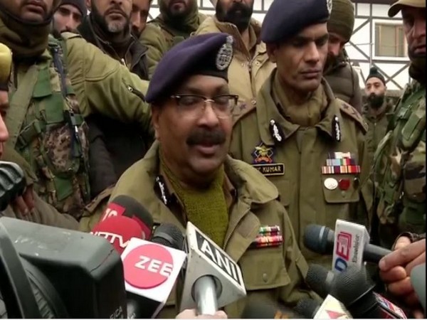 Jammu and Kashmir DGP Dilbagh Singh Photo/ANI