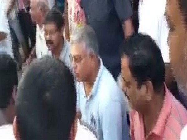 West Bengal BJP president Dilip Ghosh during the 'Chai Pe Charcha' event on Friday. Photo/ANI