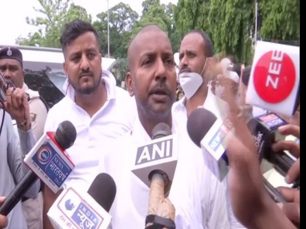 Bihar MLC Dilip Rai speaking to media on Tuesday. Photo/ANI