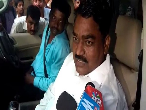 NCP MLA Dilip Bakar speaking to reporters in Mumbai on Sunday. Photo/ANI