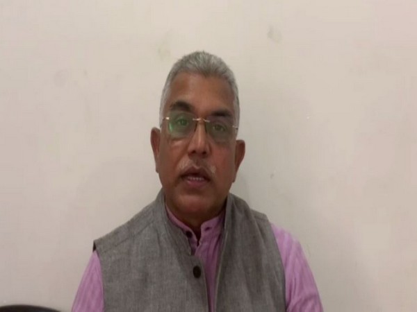 West Bengal BJP chief Dilip Ghosh speaking to ANI in New Delhi on Wednesday.