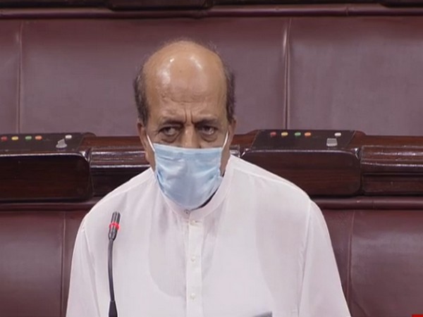 TMC MP Dinesh Trivedi speaking in the Rajya Sabha on Tuesday. [Photo/ANI]