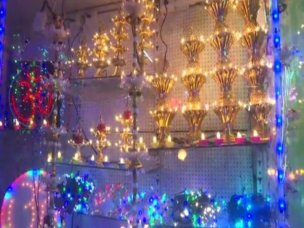 Diwali lights in markets