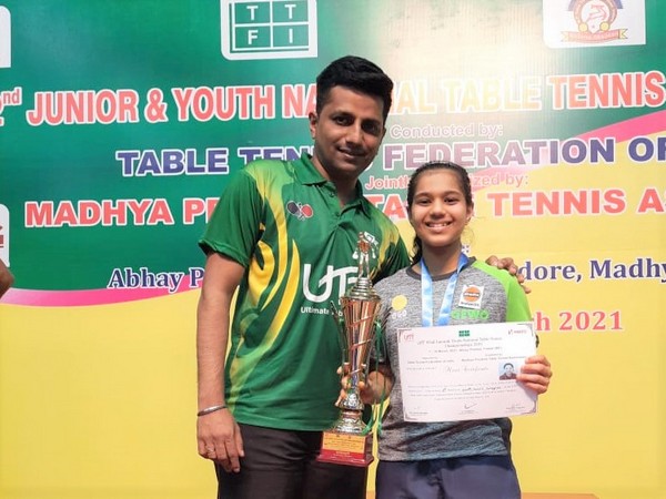 Diya Chitale after winning the title.