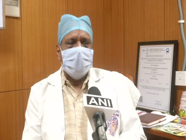 Dr Ashotosh, medical superintendent of Civil hospital speaking to ANI in Lucknow on Wednesday. (Photo/ANI)