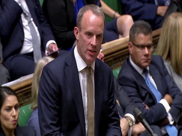 UK Foreign Secretary Dominic Raab (Reuters)