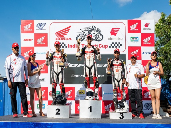 Sarthak Chavan at Honda India Talent Cup 2022 (Image: Honda Team)
