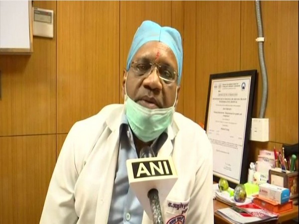 Medical Superintendent of Syama Prasad Mukherjee (Civil) Hospital, Dr Ashutosh Kumar Dubey speaking to ANI in Lucknow on Friday. Photo/ANI