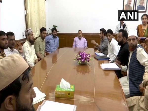 Dr Jitendra Singh interacted with the sarpanches of J&K