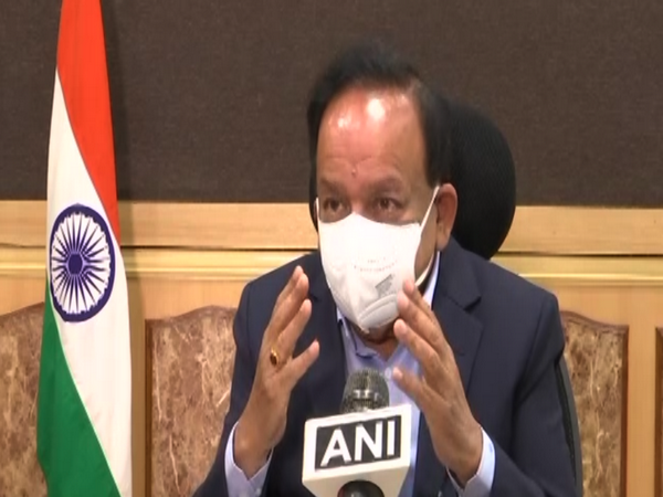 Union Health Minister Dr Harsh Vardhan speaking to ANI in New Delhi on Sunday. [Photo/ANI]