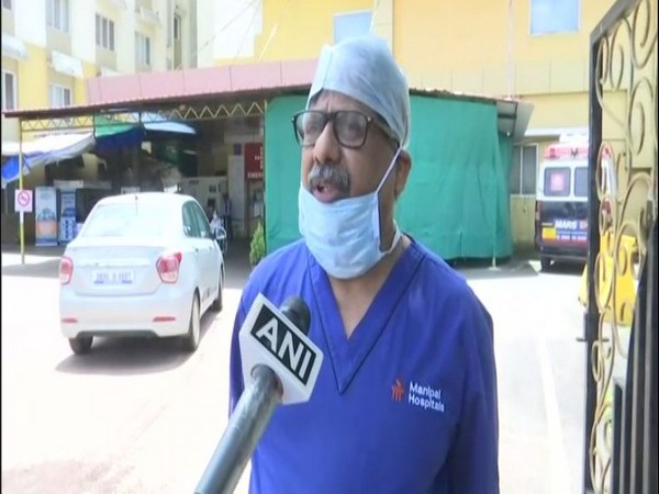 Dr Shekhar Salkar of Manipal Hospital speaking to ANI on Tuesday. (Photo/ANI)