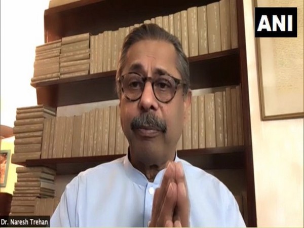 Chairperson of Medanta Hospital, Dr Naresh Trehan speaking to ANI. (Photo/ANI)