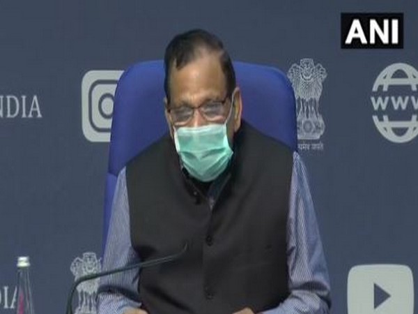 Dr VK Paul, Chairman, Empowered Group 1, at a joint press briefing in New Delhi on Friday. Photo/ANI