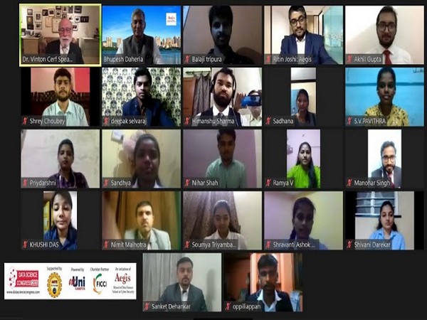 Dr Vint Cerf Father of Internet Aegis School of Data Science Cyber Security Scholarship Data Science Congress Artificial Intelligence Deep Learning Analytics India Conference