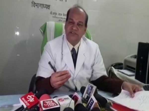 Dr. Amrit Lal Bairwa, HoD, Pediatric Department. Photo/ANI
