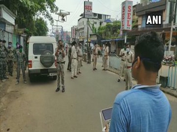 Drones used by West Bengal Police to keep vigil on West Midnapore amid COVID-19 induced lockdown.