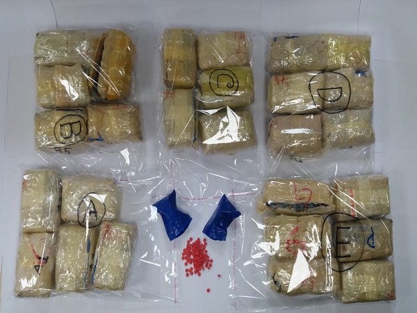 Drug seized by West Bengal Police on Sunday. (Photo/ANI)