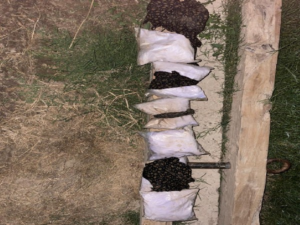 Visuals of Drugs seized by BSF and Punjab Police 