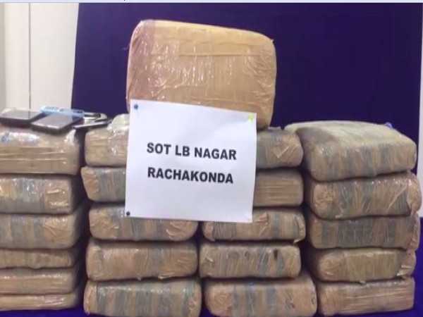 120 kg marijuana seized by the police. Photo/ANI