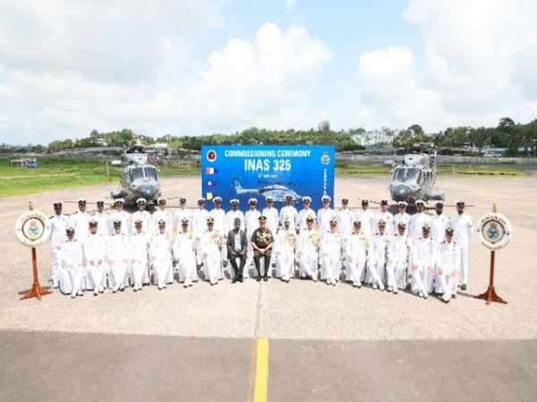 Visuals from the INAS 325 commissioning ceremony (Photo credit: PIB)