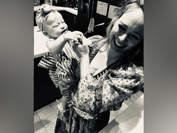 Hilary Duff with daughter Bank, Picture Courtesy: Instagram