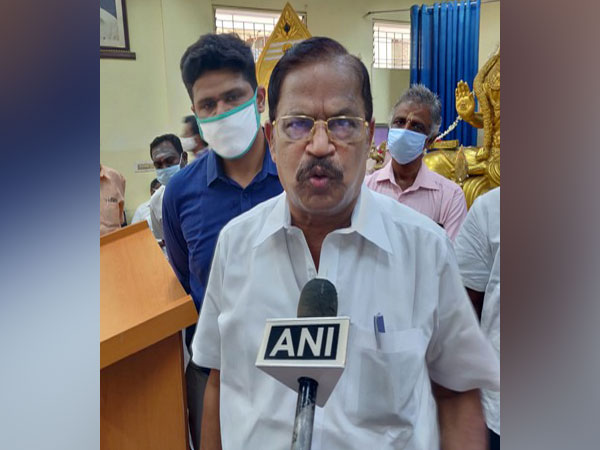 Tamil Nadu BJP vice-president VP Duraisamy talking to ANI on Wednesday. Photo/ANI
