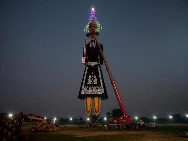 221-feet long effigy of the demon king Ravana