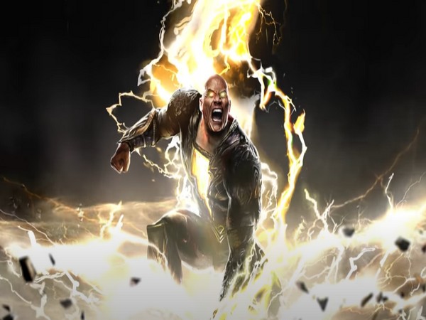 A still from the teaser of 'Black Adam' (Image source: YouTube)