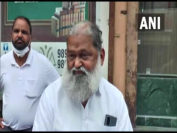 Haryana Home Minister Anil Vij (Photo/ANI)