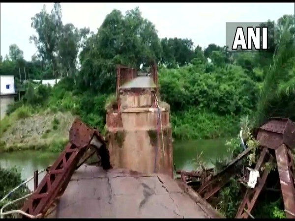 Visual of the iron bridge near Kuchinda (Photo/ANI)