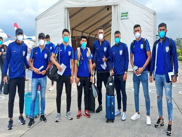 Blue Tigers touch down in Nepal (Photo/ Indian Football Team Twitter)