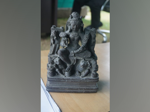 1200-year-old sculpture of Goddess Durga retrieved in J-K 