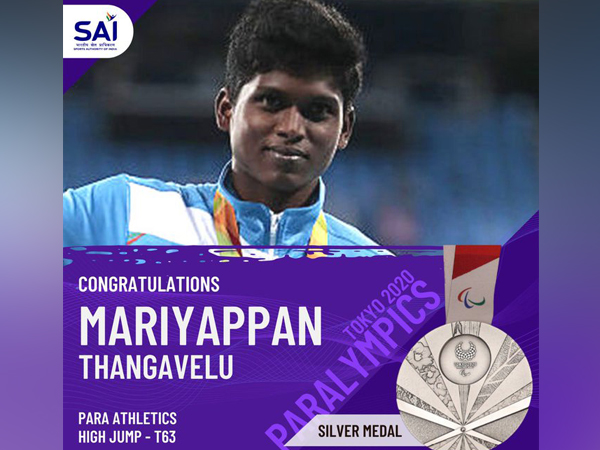  Mariyappan Thangavelu wins silver (Photo/ Anurag Thakur Twitter)