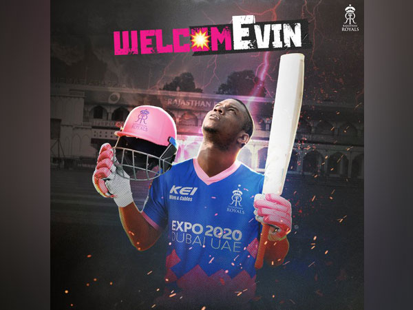 Rajasthan Royals sign Evin Lewis (Photo/ Rajasthan Royals Twitter)
