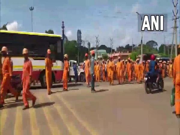 Visuals from the Hindustan Petroleum plant in Visakhapatnam. (Photo/ANI)