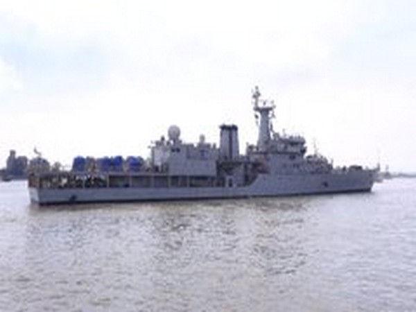 The Indian Navy Ship Savitri carrying two plants arrived at Chattogram harbour in Bangladesh on Thursday.