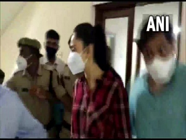 Actor Rakul Preet Singh arrives at the office of Enforcement Directorate