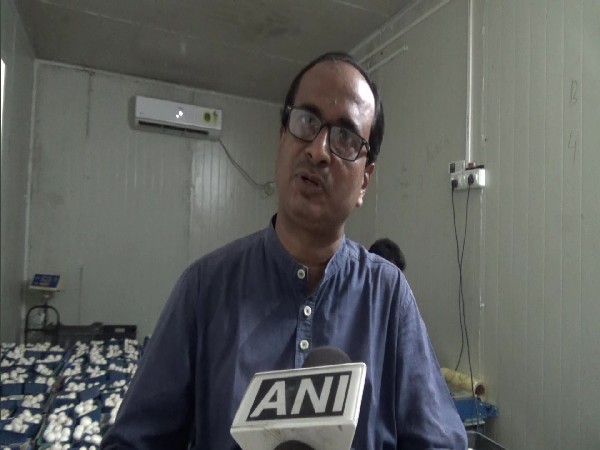 Rajesh Singh, owner of the mushroom unit (Photo/ANI)