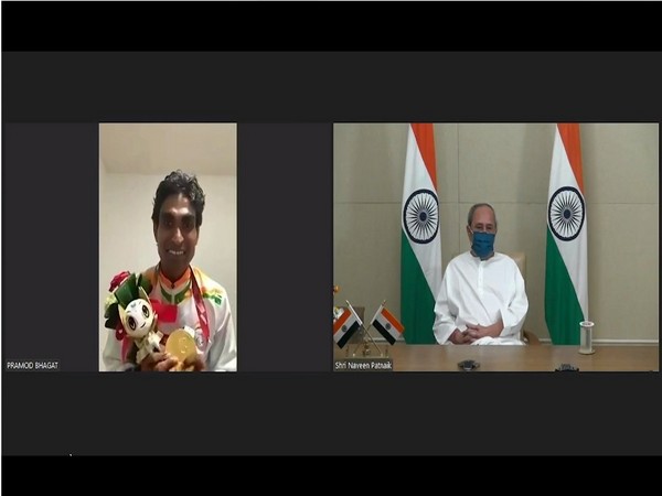 CM Naveen Patnaik announced Rs 6 crore cash reward for Paralympics gold medalist Pramod Bhagat. (Photo/ANI)