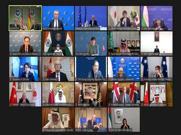 The ministers' meeting was called by US Secretary of State Antony Blinken and German foreign minister Heiko Mass. 