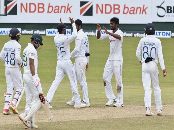 Sri Lanka in action against Bangladesh (Photo/ ICC Twitter)