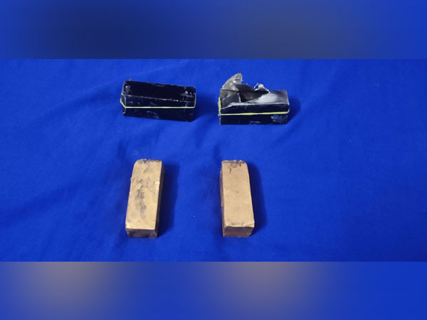 Visual of gold seized at Chennai airport (Photo/Twitter)