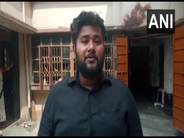 BJP worker Raj Biswas. (Photo/ANI)