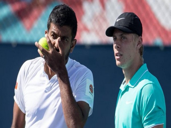 Rohan Bopanna and Denis Shapovalov (Photo: Twitter/SAI Media)